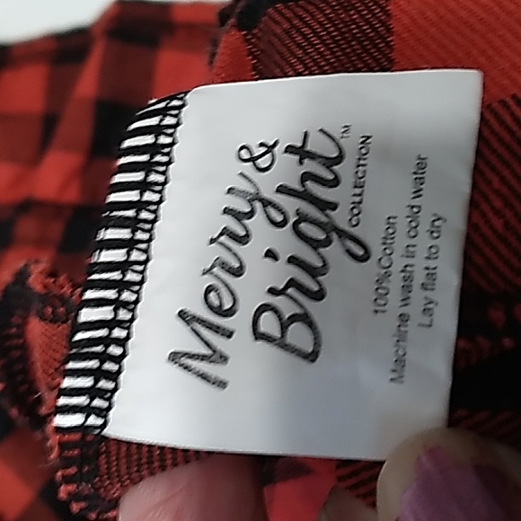 MERRY Bright red plaid dog dress - Picture 4 of 6